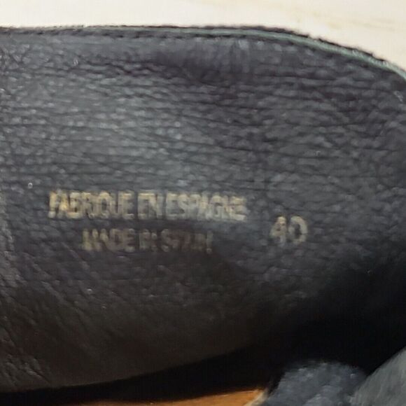 Free People Black Velvet Suede At Ease Mule Slide Sandals Shoes Womens 40 US 9.5 - Picture 7 of 9